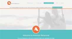 Desktop Screenshot of americanbehavioral.com